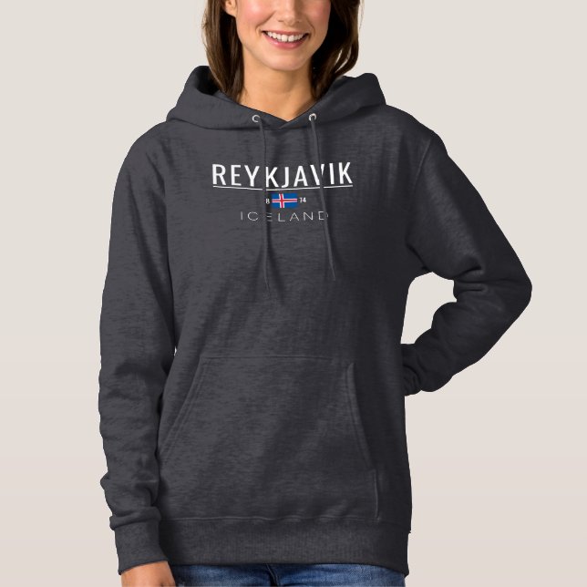 Reykjavík (Reykjavik) Island 874 Hoodie (Vorderseite)