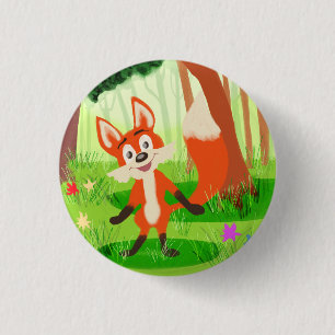 Reynard the Fox Button