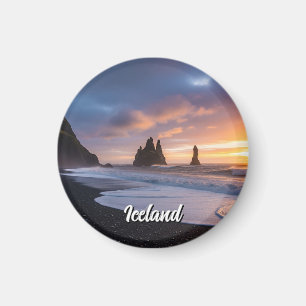 Reynisdrangar Island Travel Magnet