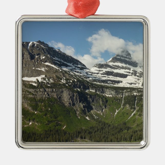 Reynolds Mountain und Reynolds Creek Valley Ornament Aus Metall (Vorne)