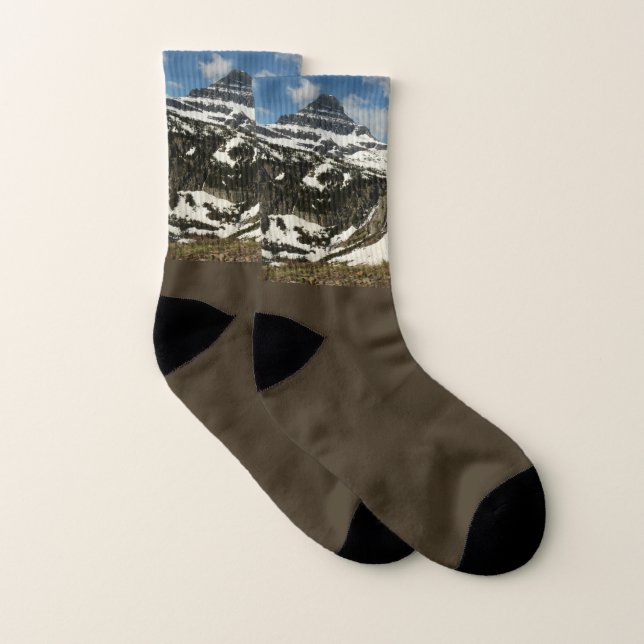 Reynolds Mountain vom Logan Pass beim Glacier Park Socken (Paar)