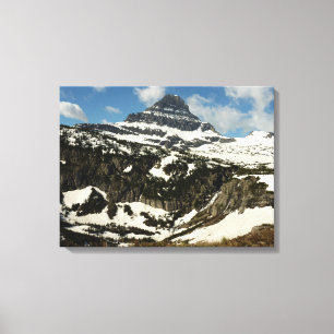 Reynolds Mountain vom Logan Pass im Glacier Park Leinwanddruck
