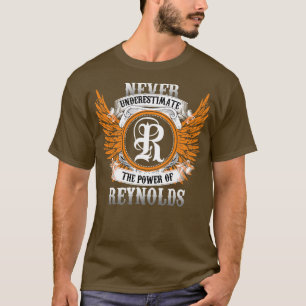 Reynolds Nennen Shirt nie unterschätzen den Power