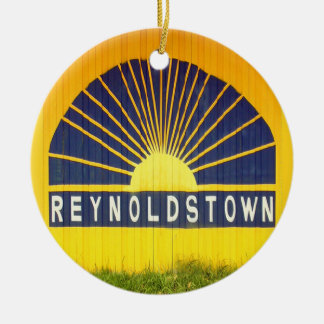 Reynoldstown,Atlanta,Georgia,Merry Christmas Y'all Keramikornament