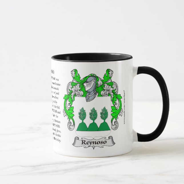 Reynoso Familien-Wappen Tasse (Rechts)