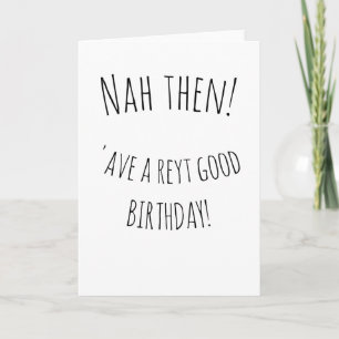 Reyt good Geburtstagskarte Karte
