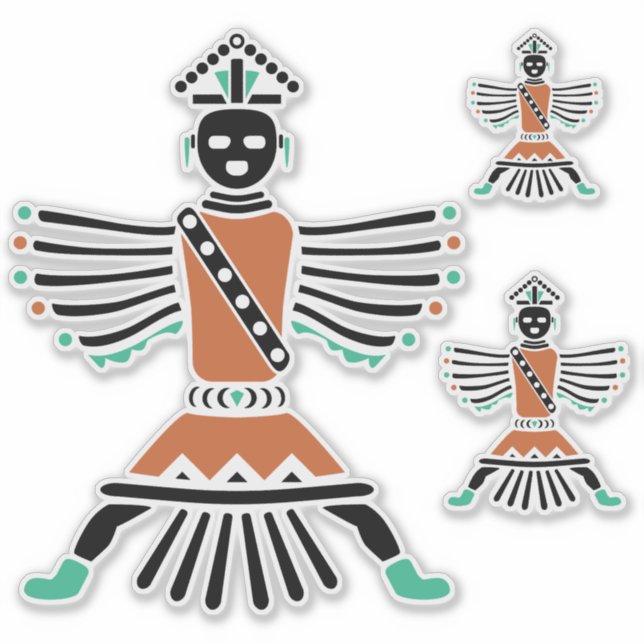 Rez-Messingkrieger Aufkleber (Vorderseite)