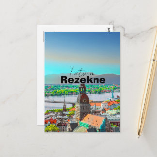Rezekne Poster, Rezekne Wandkunst, Rezekne Druck, Postkarte