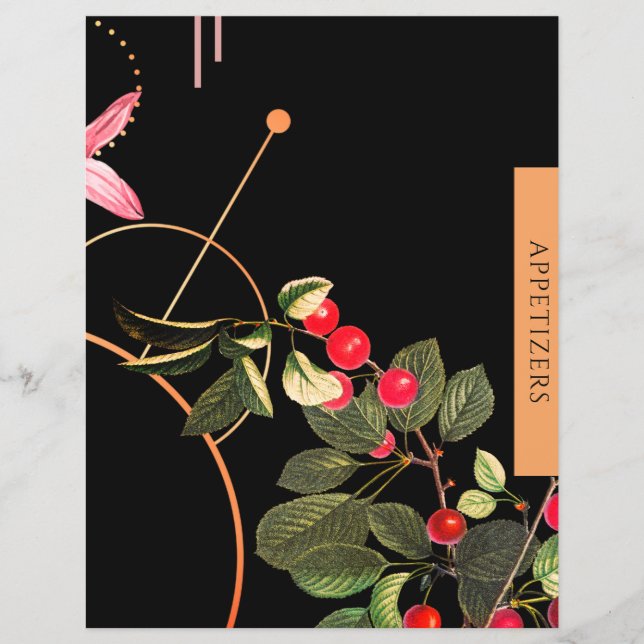 Rezept | Appetithappen | Schwarze Kirschen (Vorderseite)