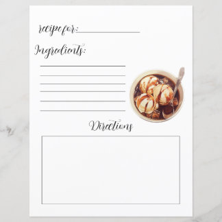 Rezept Buchseite für hausgemachte Eiscreme
