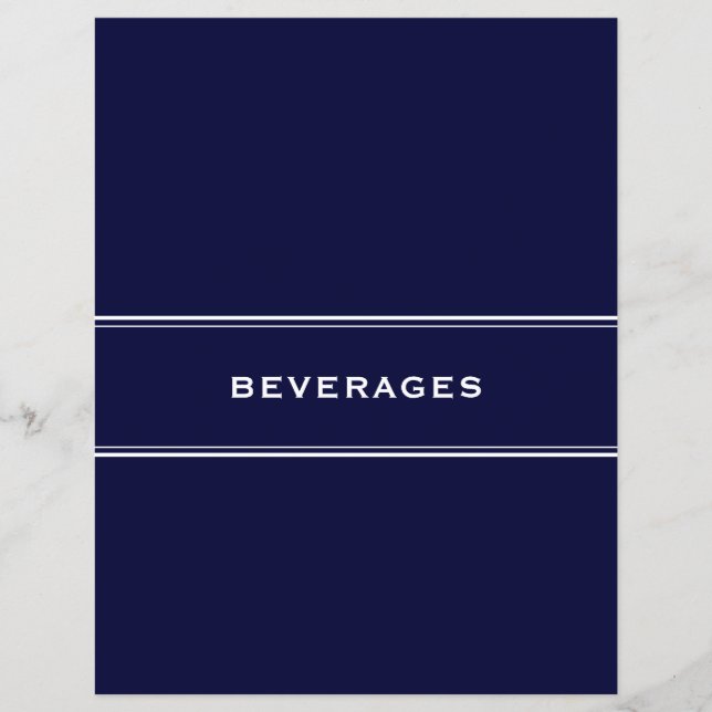 Rezept Divider Desserts Navy Blue (Vorderseite)