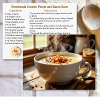 Rezept für cremige Kartoffel- und Speck-Suppe selb