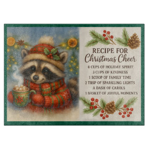 Rezept für den Weihnachtsmann mit einem Wintermara Schneidebrett