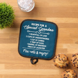 Rezept für ein besonderes Oma Topflappen