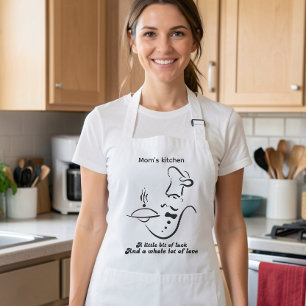 Rezept für eine besondere Mama Personalisierte Koc Schürze