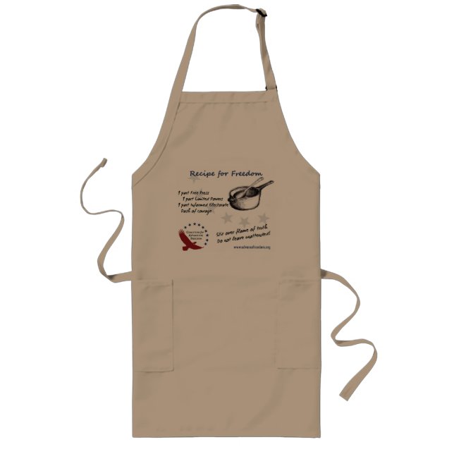 Rezept für Freiheits-Schürze Lange Schürze (Vorne)