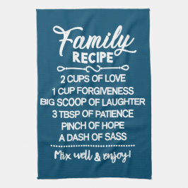 Rezept für Inspirationsfamilien Geschirrtuch