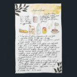Rezept Heirloom Teetücher Geschirrtuch<br><div class="desc">Für ein einzigartiges Geschenk backen Sie eine Menge Leckereien direkt von einem der wertvollen Rezepte der Großmutter und Geschenk zusammen mit einem Erbe-Teetuch mit demselben Rezept gedruckt. Handgeschriebene Rezepte Ihrer Mutter, Ihrer Großmutter oder Tanten werden zu wunderschönen und fühlenden Teetüchern für den täglichen Gebrauch. Es ist einfach, die Rezepte in...</div>