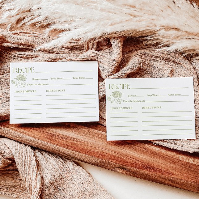 Rezept-Karte Brautparty frisch Einladung (Von Creator hochgeladen)