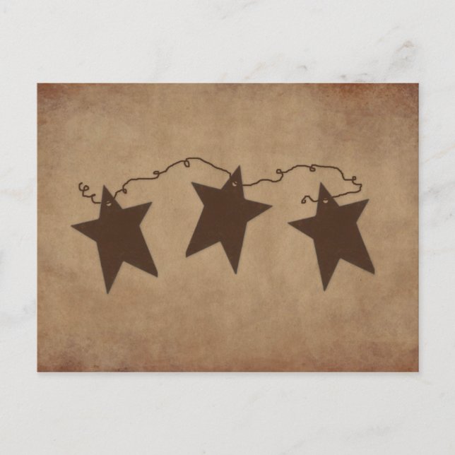 Rezept-Karte für Stars Postkarte (Vorderseite)