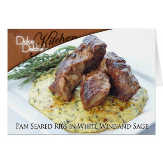 Rezept-Karte - Pan verbrannte Rippen