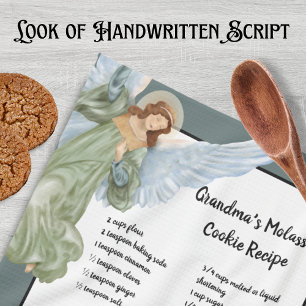 Rezept Keepake Frohe Weihnachts-Engel-Cookies Geschirrtuch