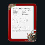 Rezept Keepake Red Christmas Vintag Santa Magnet<br><div class="desc">Geben Sie Ihr eigenes Rezept ein oder behielt das Keksrezept meiner Oma. Erstellen Sie Ihre eigene Rezept Keepsake,  A Red Christmas Vintag Santa Recipe Magnet Unsere Personalisierten Produkte sind großartige Geschenke für jeden Grund.</div>