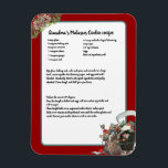 Rezept Keepake Red Christmas Vintag Santa Magnet<br><div class="desc">Geben Sie Ihr eigenes Rezept ein oder behielt das Keksrezept meiner Oma. Erstellen Sie Ihre eigene Rezept Keepsake,  A Red Christmas Vintag Santa Recipe Magnet Unsere Personalisierten Produkte sind großartige Geschenke für jeden Grund.</div>
