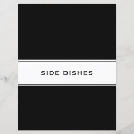 Rezept-Kochbuch-Division | Seitliche Geschirr