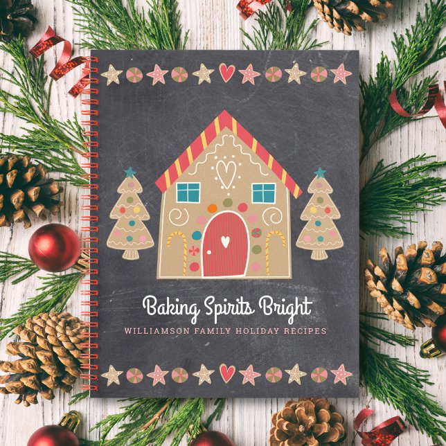 Rezept Kochbuch Niedlich Lebkuchen Rustikales Halb Notizbuch (Von Creator hochgeladen)