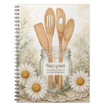 Rezept-Kochbuch-Notizbuch mit individuellem Design