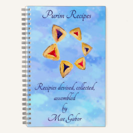 Rezept-Notebook für Purim - oder Ihr besonderer Ti Notizbuch