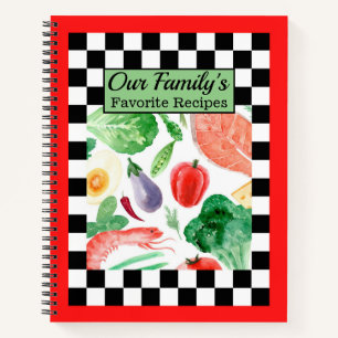 Rezept-Notebook - Lieblingsrezepte unserer Familie Notizbuch