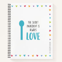 Rezept Notebook oder Journal zum Schreiben von Rez