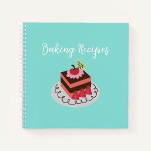 Rezept-Notebook - Quadratzoll Kuchen Notizbuch