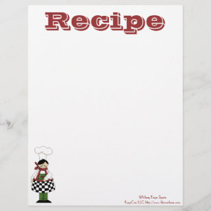 Rezept Papier - Küche Koch - Rezepte