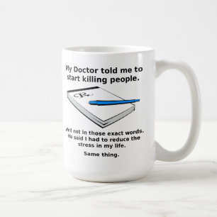 Rezept zum Totlachen Tasse