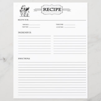 Rezeptblatt