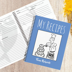 Rezeptbuch mit dem Namen des Eigentümers Notizbuch