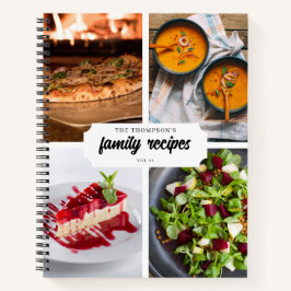 Rezepte der traditionellen Familie 4 Fotomaterial  Notizbuch