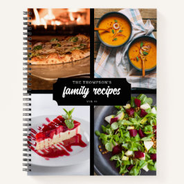 Rezepte der traditionellen Familie 4 Fotomaterial  Notizbuch