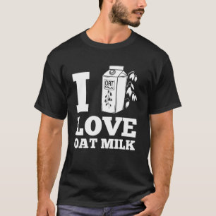 Rezepte für Hafermilch aus Veganer Pflanze 1 T-Shirt