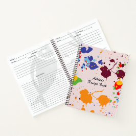 Rezepte für künstliches Kochen Notizbuch