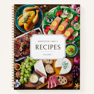 Rezepte für rustikale Klassiker Notizbuch