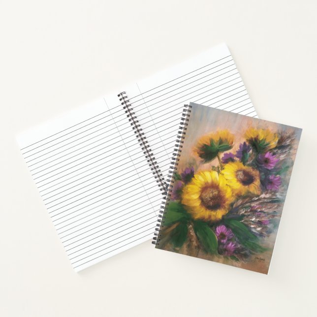 Rezepte für Sonnenblumen-Notebook Notizbuch (Innenseite)