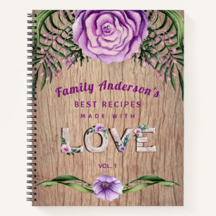 REZEPTE - Geschenk für Großmutter Familienvater Notizbuch