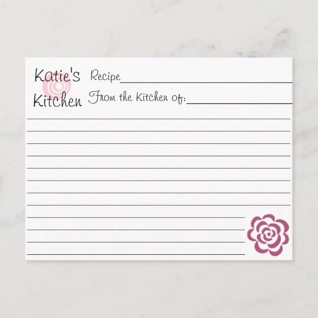 Rezeptionskarten für Brautparty Postkarte (Vorderseite)