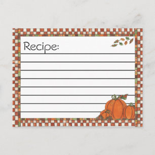 Rezeptkarten Postkarte