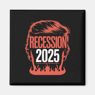 Rezession 2025 Danke Trump Ironisch Politisch Lust Magnet