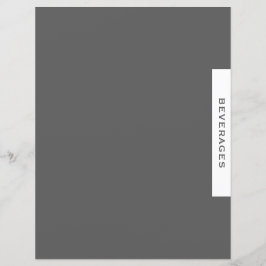 Rezessionsabteilung | Getränke | Grau und Weiß